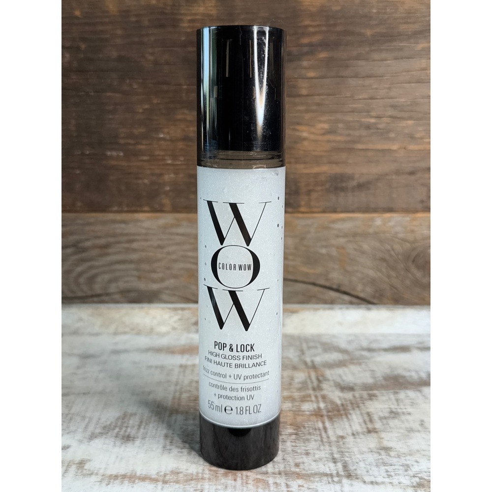 Color WOW Pop & Lock High Gloss Finish Frizz Control UV Protect 1.8oz Sealed $24